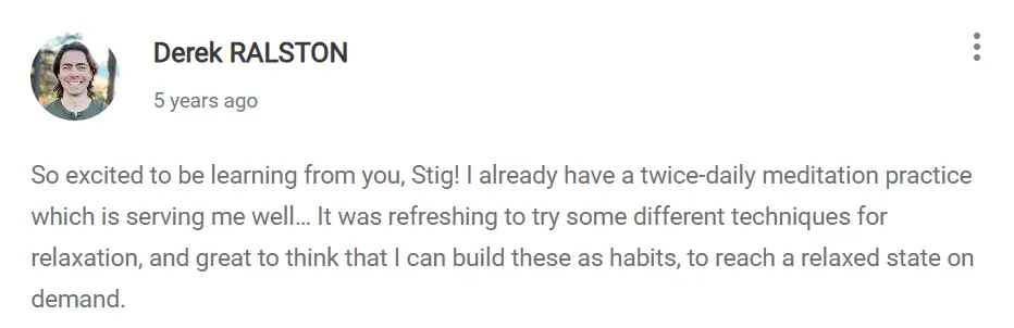 Derek Ralston Testimonial