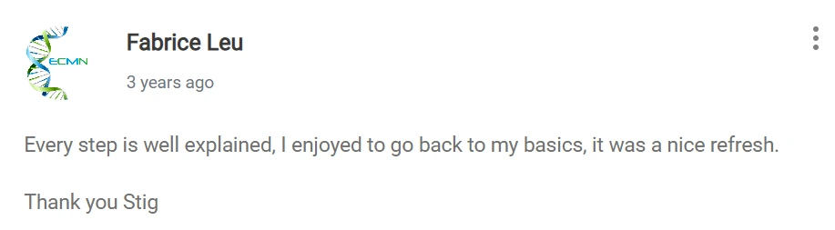 Fabrice Leu Testimonial