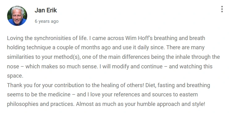 Jan Erik Testimonial