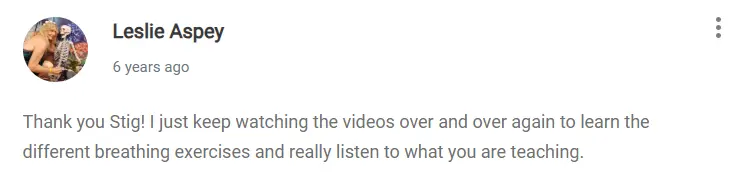 Leslie Aspey Testimonial